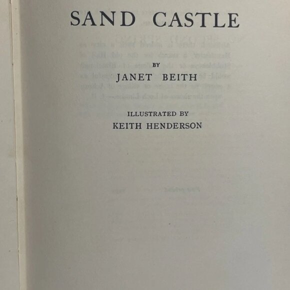 Sand Castle by Janet Beith (1936) Hardcover - Hodder & Stoughton - Picture 8 of 8